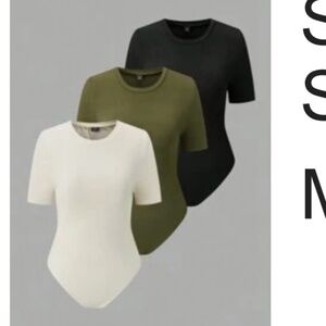 SHEIN 3 piece bodysuit set